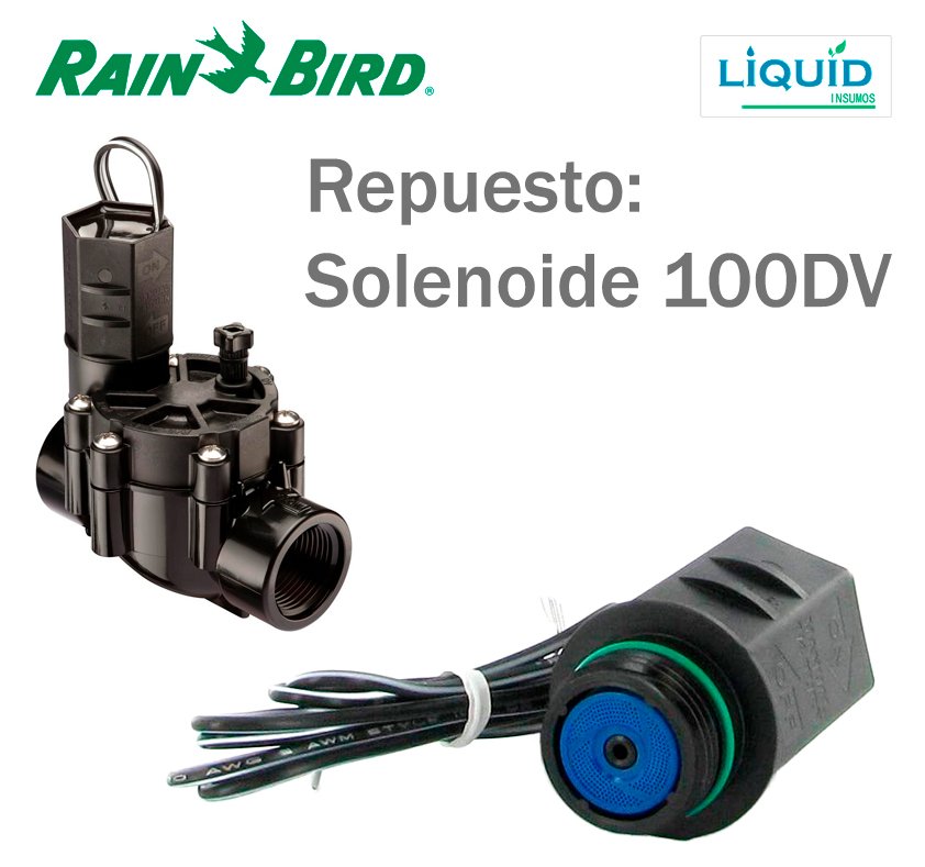 Solenoide 24V para electroválvulas de riego